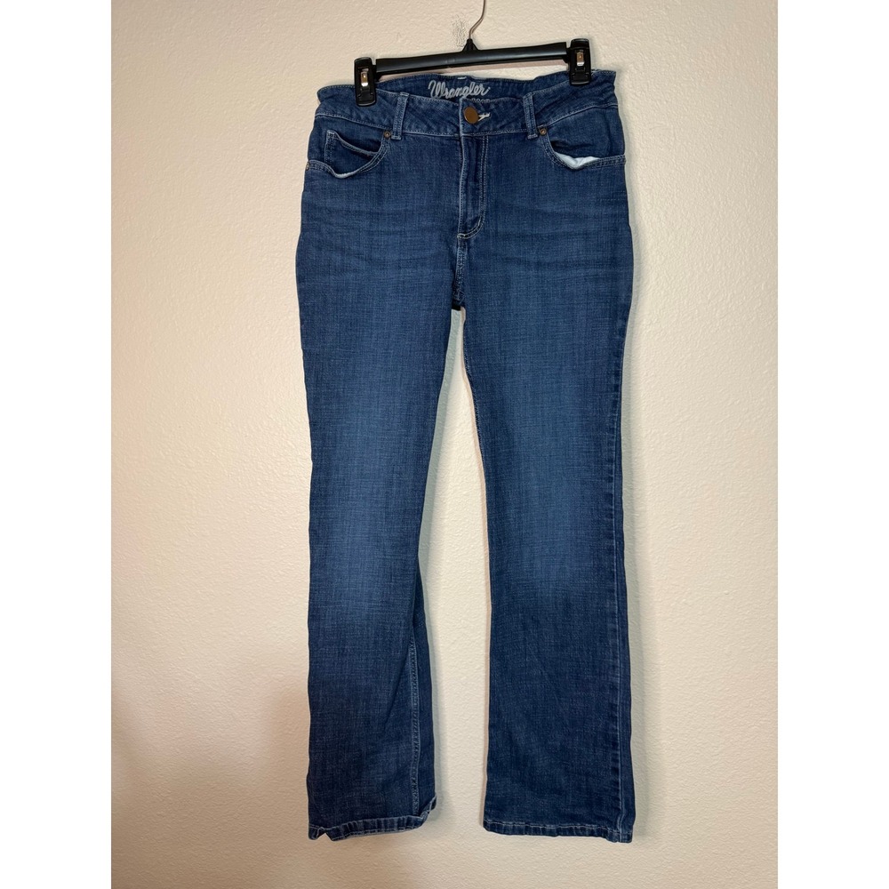 Wrangler Boot Cut Jeans Womens 11x32 Medium Wash Denim 1009MWZDO